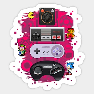 Retro Gaming Sticker